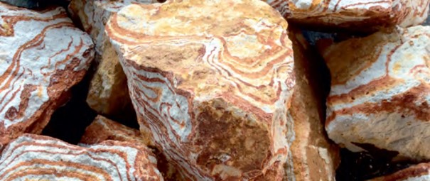 IS. Granulat Rainbow rock (300-500 mm)- CAGE- okrasni kamen- cena na KG